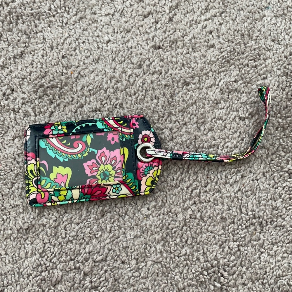 Vera Bradley luggage tag